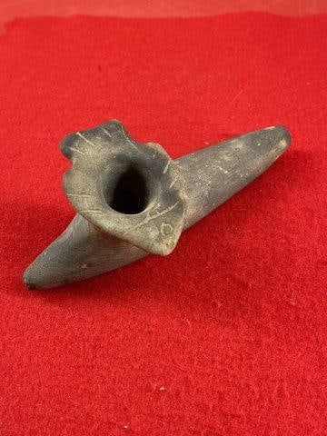 Fish Effigy Pottery Pipe           Indian Artifact Arrowhead (1 of 8)