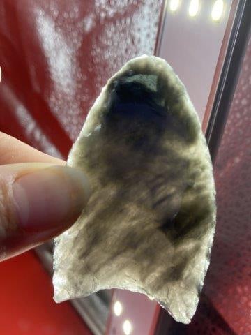 Obsidian Clovis           Indian Artifact Arrowhead (1 of 4)
