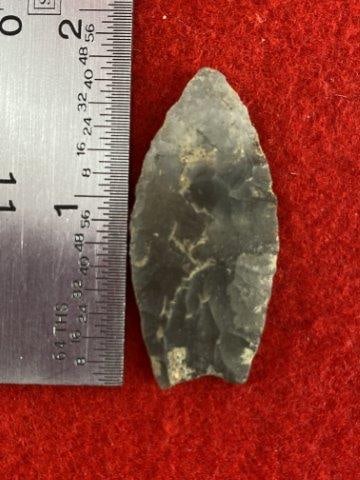 Paleo Point Indian Artifact Arrowhead: Please see picture for measurement. These artifacts are from multiple collections from around the United States. KEY WORDS: NATIVE AMERICAN INDIAN ARTIFACT ARTIFACTS ARROWHEAD ARROWHEADS MISSISSIPPIAN