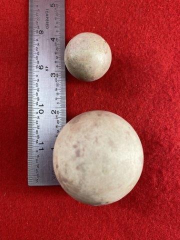 Pair of Game Balls           Indian Artifact Arrowhead (1 of 3)