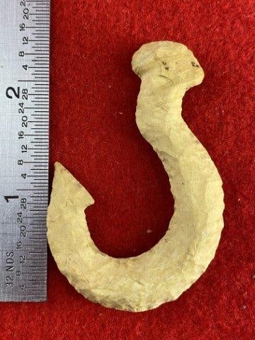 Flint Hook           Indian Artifact Arrowhead (1 of 3)