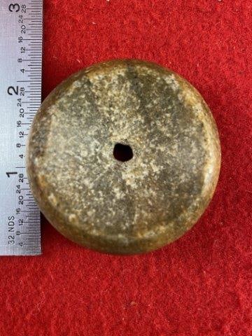 Drilled Discoidal           Indian Artifact Arrowhead (1 of 4)