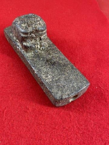 Frog Effigy Stone Pipe           Indian Artifact Arrowhead (1 of 7)