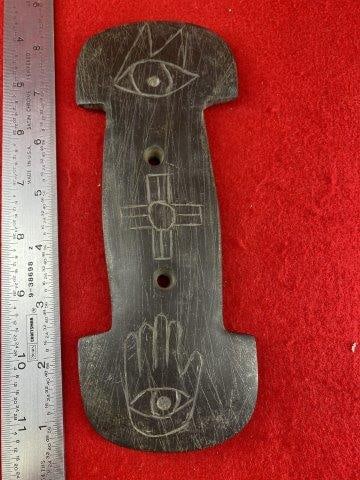 Engraved Gorget         Indian Artifact Arrowhead (1 of 3)