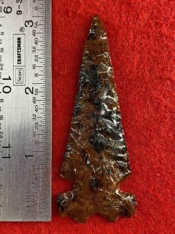 Obsidian Point         Indian Artifact Arrowhead (1 of 3)