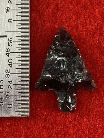 Gem Quality Obsidian Point from Oregon Columbia River Indian Artifact Arrowhead: Please see picture for measurement. These artifacts are from multiple collections from around the United States. KEY WORDS: NATIVE AMERICAN INDIAN ARTIFACT ARTIFACTS ARROWHEAD ARROWHEADS MISSISSIPPIAN
