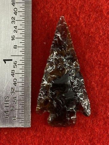 Gem Quality Obsidian Point from Oregon Columbia River       Indian Artifact Arrowhead (1 of 4)