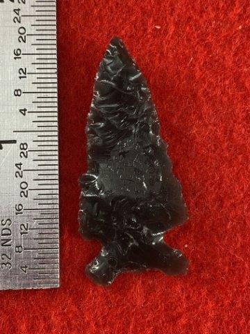 Gem Quality Obsidian Point from Oregon Columbia River Indian Artifact Arrowhead: Please see picture for measurement. These artifacts are from multiple collections from around the United States. KEY WORDS: NATIVE AMERICAN INDIAN ARTIFACT ARTIFACTS ARROWHEAD ARROWHEADS MISSISSIPPIAN