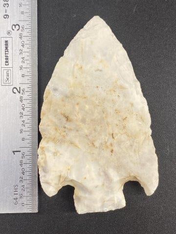Smith from the Nelson Collection Indian Artifact Arrowhead: Please see picture for measurement. These artifacts are from The Leonard & Vivian Nelson Collection. They were lifelong farmers with ancesteral roots in Dekalb County Illinois. Leonard & Vivian worked