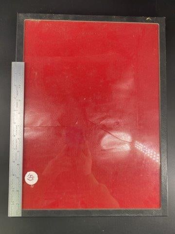 12X16 Riker Frame Used     Indian Artifact Arrowhead (1 of 1)