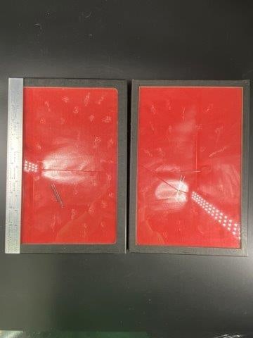 2 12X8&1/2 Riker Frame Used     Indian Artifact Arrowhead (1 of 1)