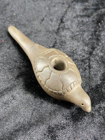 Turtle Effigy Pipe     Indian Artifact Arrowhead (1 of 6)