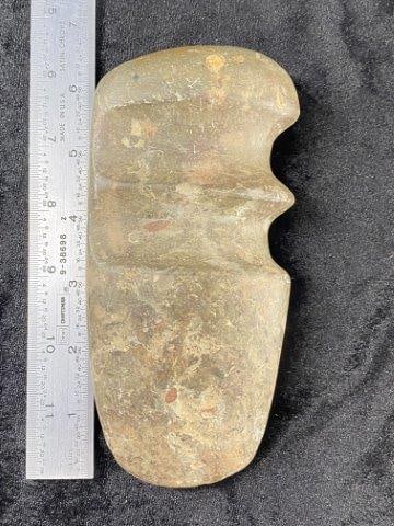Grooved Axe: Please see picture for measurement. These artifacts are from multiple collections from around the United States. KEY WORDS: NATIVE AMERICAN INDIAN ARTIFACT ARTIFACTS ARROWHEAD ARROWHEADS MISSISSIPPIAN