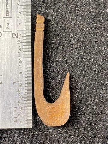 Bone Hook: Please see picture for measurement. These artifacts are from multiple collections from around the United States. KEY WORDS: NATIVE AMERICAN INDIAN ARTIFACT ARTIFACTS ARROWHEAD ARROWHEADS MISSISSIPPIAN