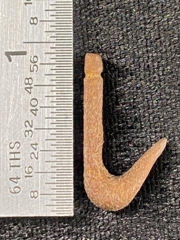 Bone Hook: Please see picture for measurement. These artifacts are from multiple collections from around the United States. KEY WORDS: NATIVE AMERICAN INDIAN ARTIFACT ARTIFACTS ARROWHEAD ARROWHEADS MISSISSIPPIAN