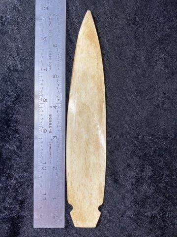 Bone Spear: Please see picture for measurement. These artifacts are from multiple collections from around the United States. KEY WORDS: NATIVE AMERICAN INDIAN ARTIFACT ARTIFACTS ARROWHEAD ARROWHEADS MISSISSIPPIAN
