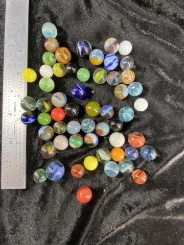 Group of Marbles: Please see picture for measurement. These artifacts are from multiple collections from around the United States. KEY WORDS: NATIVE AMERICAN INDIAN ARTIFACT ARTIFACTS ARROWHEAD ARROWHEADS MISSISSIPPIAN