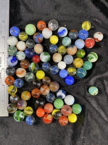 Group of Marbles: Please see picture for measurement. These artifacts are from multiple collections from around the United States. KEY WORDS: NATIVE AMERICAN INDIAN ARTIFACT ARTIFACTS ARROWHEAD ARROWHEADS MISSISSIPPIAN
