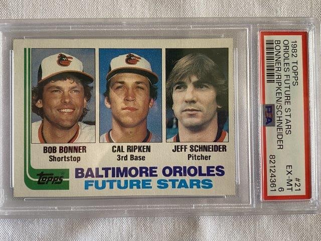 1982 Topps Cal Ripkin Jr. Baseball Card (1 of 3)