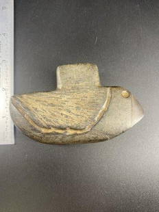 Bird Effigy Stone Pipe      Indian Artifact Arrowhead: Please see picture for measurement. These artifacts are from multiple collections from around the United States. KEY WORDS: NATIVE AMERICAN INDIAN ARTIFACT ARTIFACTS ARROWHEAD ARROWHEADS MISSISSIPPIAN