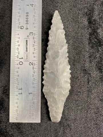 Stemmed Point      Indian Artifact Arrowhead (1 of 3)