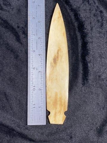 Bone Spear: Please see picture for measurement. These artifacts are from multiple collections from around the United States. KEY WORDS: NATIVE AMERICAN INDIAN ARTIFACT ARTIFACTS ARROWHEAD ARROWHEADS MISSISSIPPIAN