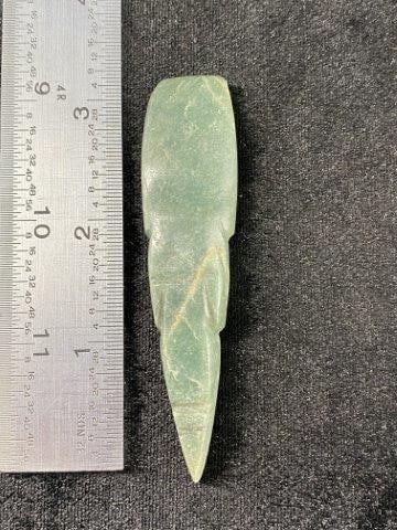 Mayan Pendant: Please see picture for measurement. These artifacts are from multiple collections from around the United States. KEY WORDS: NATIVE AMERICAN INDIAN ARTIFACT ARTIFACTS ARROWHEAD ARROWHEADS MISSISSIPPIAN