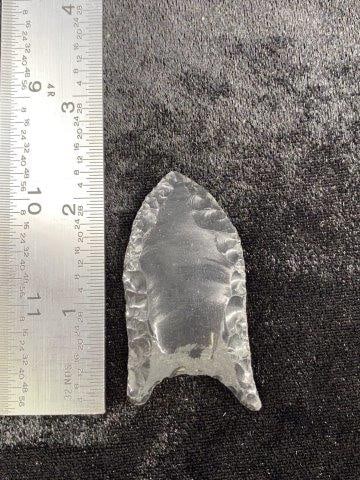 Obsidian Point from the Private Collection of Bend Oregon: Please see picture for measurement. These artifacts are from multiple collections from around the United States. KEY WORDS: NATIVE AMERICAN INDIAN ARTIFACT ARTIFACTS ARROWHEAD ARROWHEADS MISSISSIPPIAN