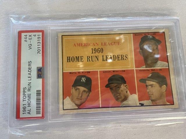 1961 Mickey Mantle: KEY WORDS: NATIVE AMERICAN INDIAN ARTIFACT ARTIFACTS ARROWHEAD ARROWHEADS MISSISSIPPIAN QUAPAW CADDO POTTERY COINS MORGAN DOLLAR PEACE DOLLAR SILVER COINS