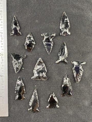 Group of Obsidian Points (1 of 1)