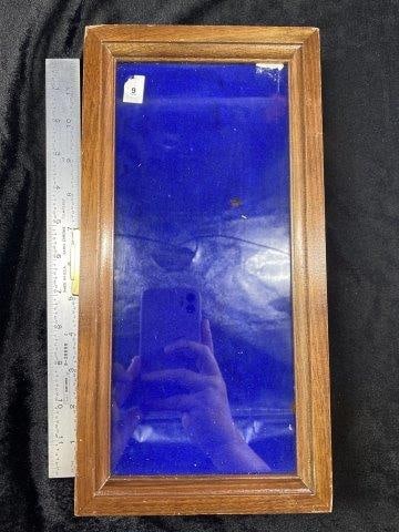 12 x 6 Used Wooden Frame: KEY WORDS: NATIVE AMERICAN INDIAN ARTIFACT ARTIFACTS ARROWHEAD ARROWHEADS MISSISSIPPIAN QUAPAW CADDO POTTERY COINS MORGAN DOLLAR PEACE DOLLAR SILVER COINS