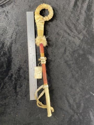 Little wooden Whip ex. Mary O. Johnson Collection (1 of 5)