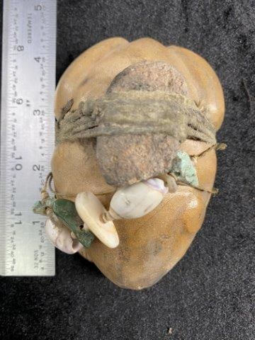 Stone Frog Effigy: Please see picture for measurement. These artifacts are from multiple collections from around the United States. KEY WORDS: NATIVE AMERICAN INDIAN ARTIFACT ARTIFACTS ARROWHEAD ARROWHEADS MISSISSIPPIAN