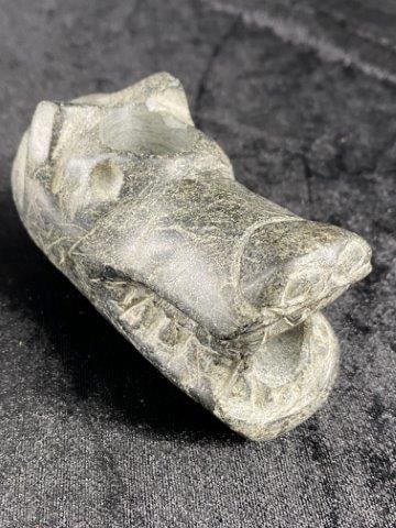 Wolf Effigy Stone Pipe (1 of 7)