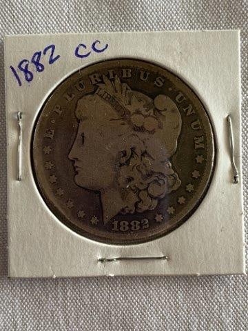 Carson City Morgan Silver Dollar: Please see picture for date & mint mark. KEY WORDS: NATIVE AMERICAN INDIAN ARTIFACT ARTIFACTS ARROWHEAD ARROWHEADS MISSISSIPPIAN QUAPAW CADDO POTTERY COINS MORGAN DOLLAR PEACE DOLLAR SILVER COINS