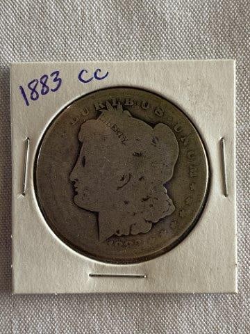 Carson City Morgan Silver Dollar: Please see picture for date & mint mark. KEY WORDS: NATIVE AMERICAN INDIAN ARTIFACT ARTIFACTS ARROWHEAD ARROWHEADS MISSISSIPPIAN QUAPAW CADDO POTTERY COINS MORGAN DOLLAR PEACE DOLLAR SILVER COINS