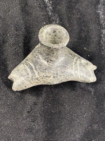 Double Fish Effigy Stone Pipe (1 of 9)