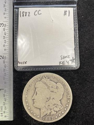 Carson City Morgan Silver Dollar: KEY WORDS: NATIVE AMERICAN INDIAN ARTIFACT ARTIFACTS ARROWHEAD ARROWHEADS MISSISSIPPIAN QUAPAW CADDO POTTERY COINS MORGAN DOLLAR PEACE DOLLAR SILVER COINS