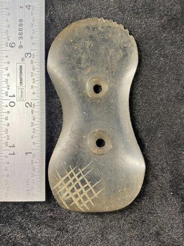 Gorget: Please see picture for measurement. These artifacts are from multiple collections from around the United States. KEY WORDS: NATIVE AMERICAN INDIAN ARTIFACT ARTIFACTS ARROWHEAD ARROWHEADS MISSISSIPPIAN