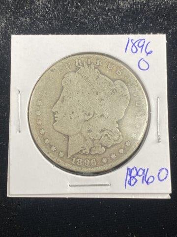 Morgan Silver Dollar: Please see picture for date & mint mark. KEY WORDS: NATIVE AMERICAN INDIAN ARTIFACT ARTIFACTS ARROWHEAD ARROWHEADS MISSISSIPPIAN QUAPAW CADDO POTTERY COINS MORGAN DOLLAR PEACE DOLLAR SILVER COINS