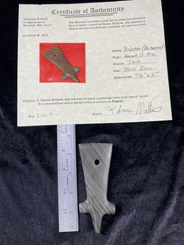 Birdstone Bar Type Gorget with COA (1 of 7)