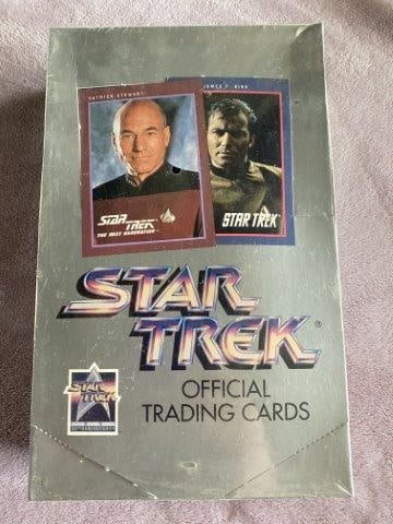 Unopened Box 1991 Startreck Cards: KEY WORDS: NATIVE AMERICAN INDIAN ARTIFACT ARTIFACTS ARROWHEAD ARROWHEADS MISSISSIPPIAN QUAPAW CADDO POTTERY COINS MORGAN DOLLAR PEACE DOLLAR SILVER COINS