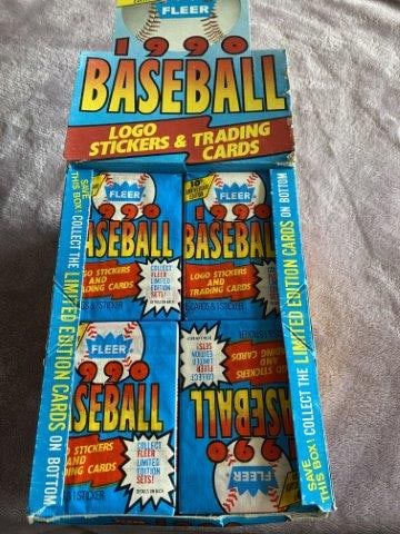 1990 Unopened Box Fleer Baseball Cards (1 of 1)