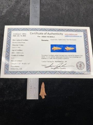 Bonham Bird Point with COA (1 of 5)