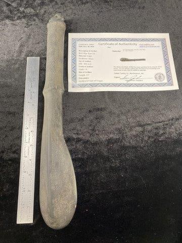 Bird Effigy War Club with COA (1 of 11)
