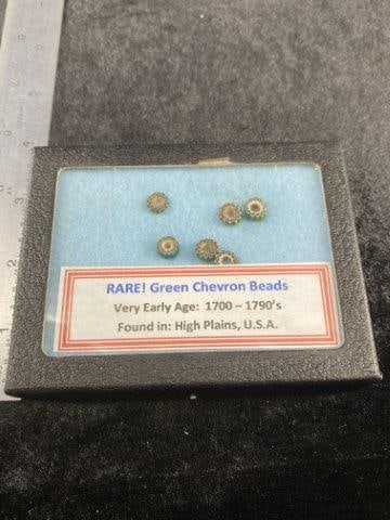 Green Chevron Beads Frame IS included (1 of 1)