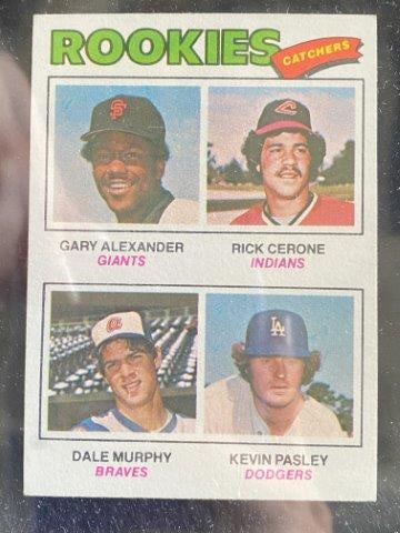 1977 Topps Dale Murphy Rookie Baseball Card (1 of 2)