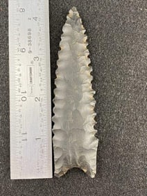 Finely Serated Dalton made of Pitkin Chert from the Ed. J. Bergman Collection