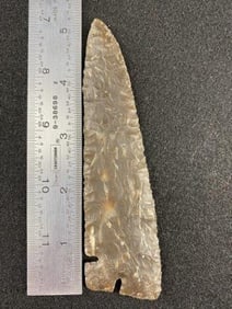 Cornertang made of Root Beer Flint from Texas from the Ed. J. Bergman Collection