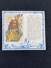 Red Man Indian Card